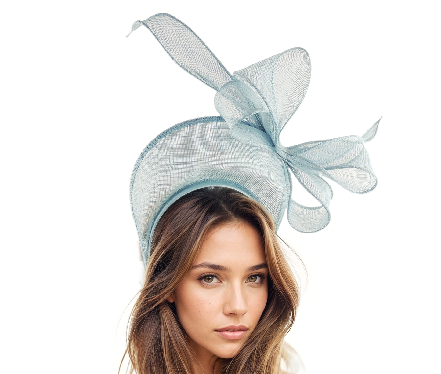Nora Large Bow Wedding Race Day Halo Crown Fascinator