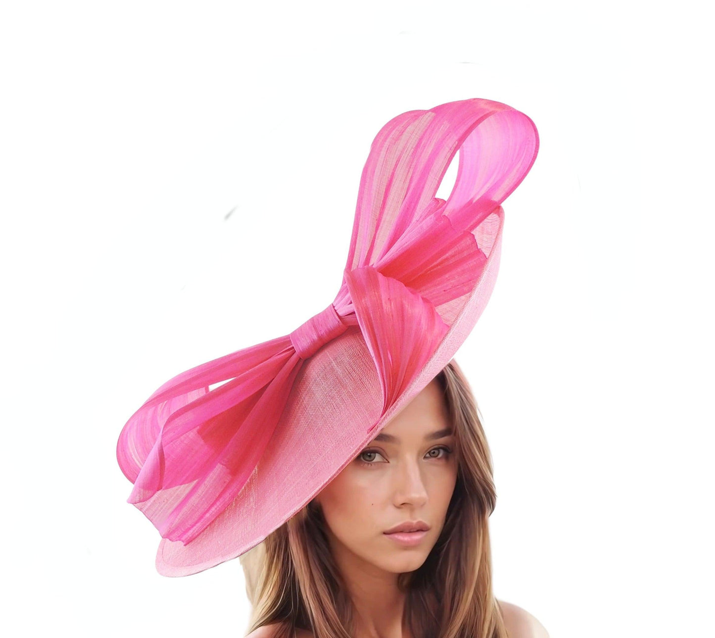 Elena Large Race Day Wedding Fascinator Hat