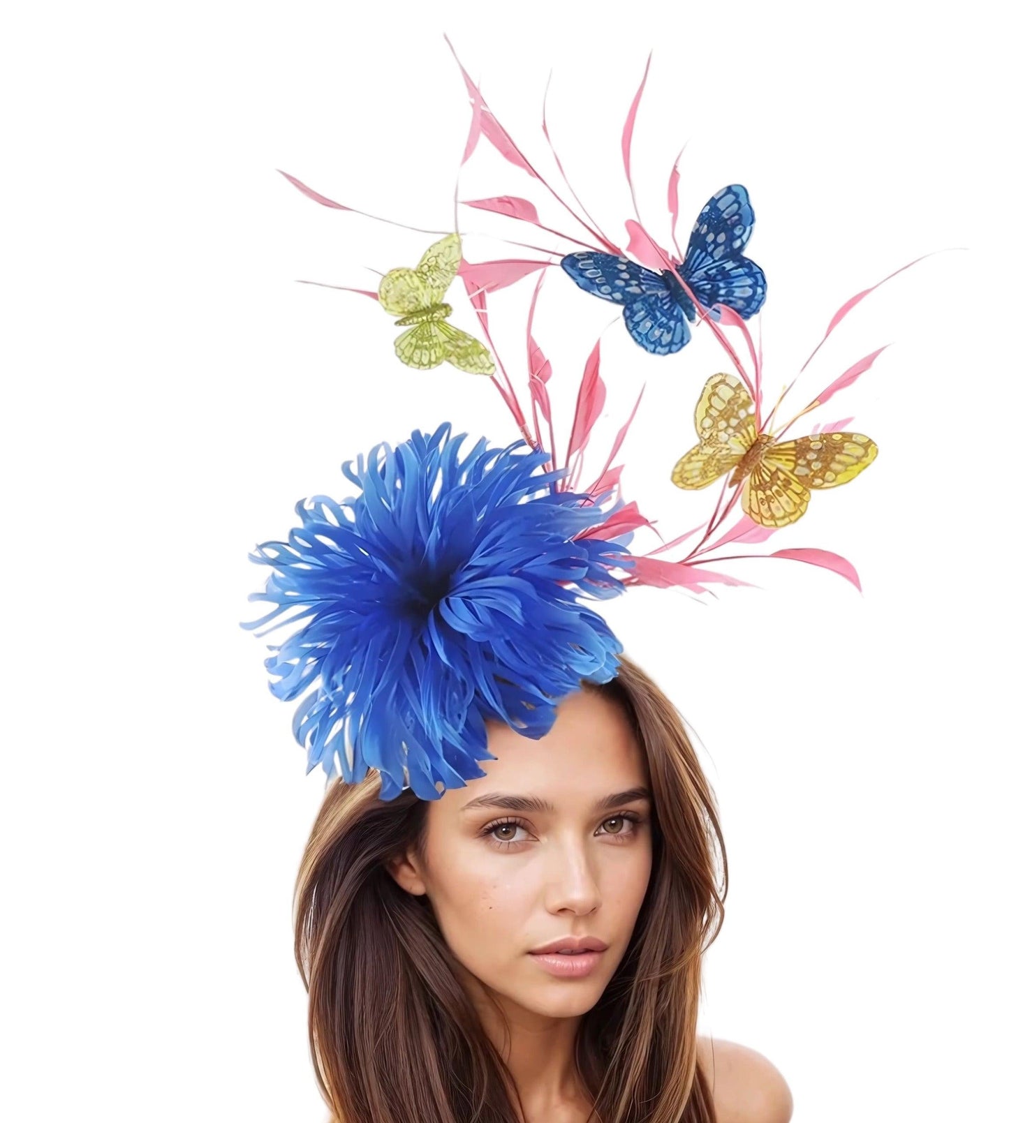 Stella Feather Wedding Formal Ocassion Fsacinator Headband