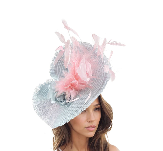 🎀 Verity -Tea Party Fascinator Hat 🌸💙