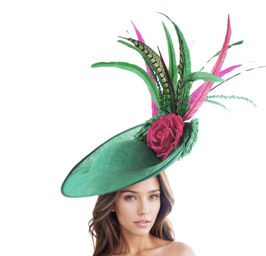 Kathleen Large Statement Royal Ascot Fascinator Hat