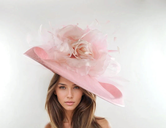 Adriana X-Large Mother of The Bride Ascot Fascinator Hat