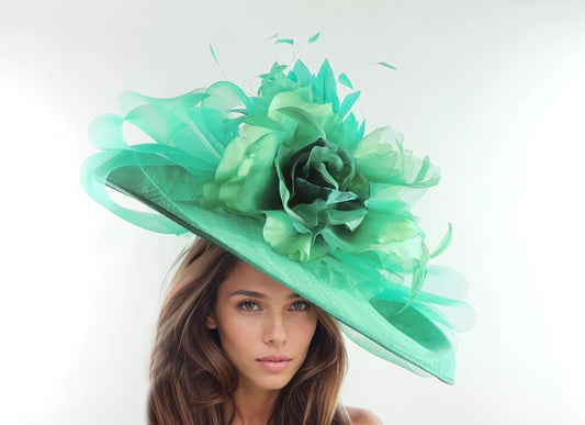 Adriana X-Large Mother of The Bride Ascot Fascinator Hat