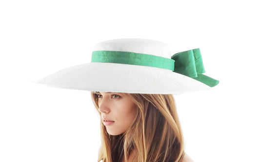 Ingrid - Statement Boater Hat – Kentucky Derby, Royal Ascot