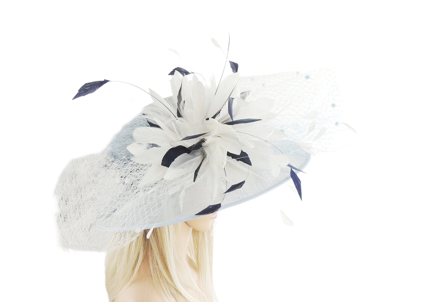 Helena Wide Brimmed Ascot & Kentucky Derby Hat