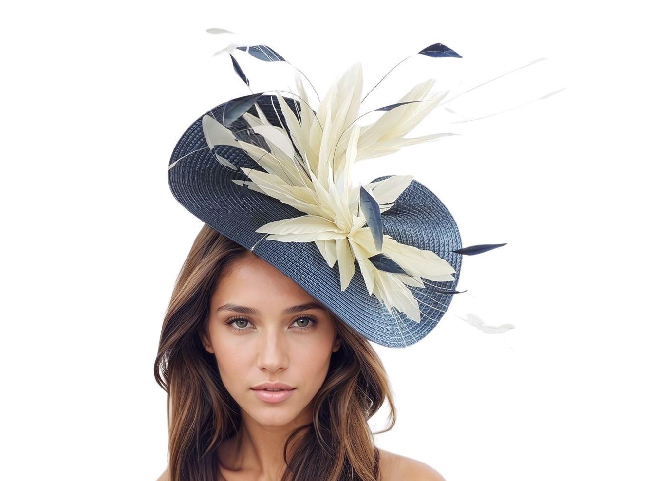 Amy Tea Party Feather Fascinator