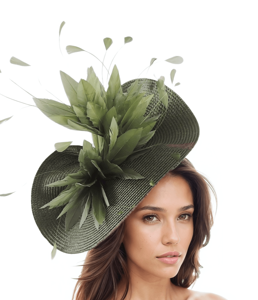 Amy Tea Party Feather Fascinator