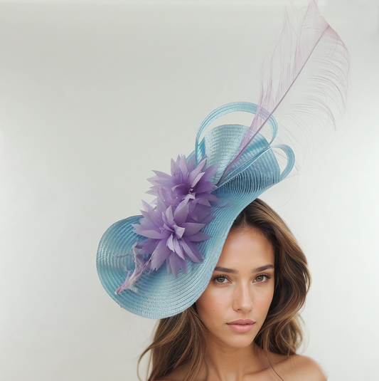 Tori Feather Wedding Fascinator Hat