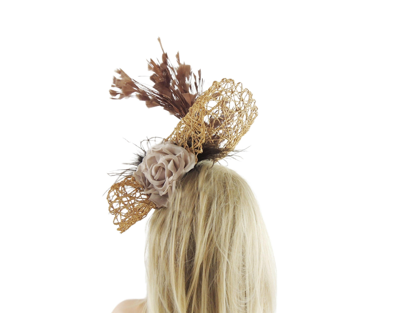 Georgia Wedding Fascinator With Headband