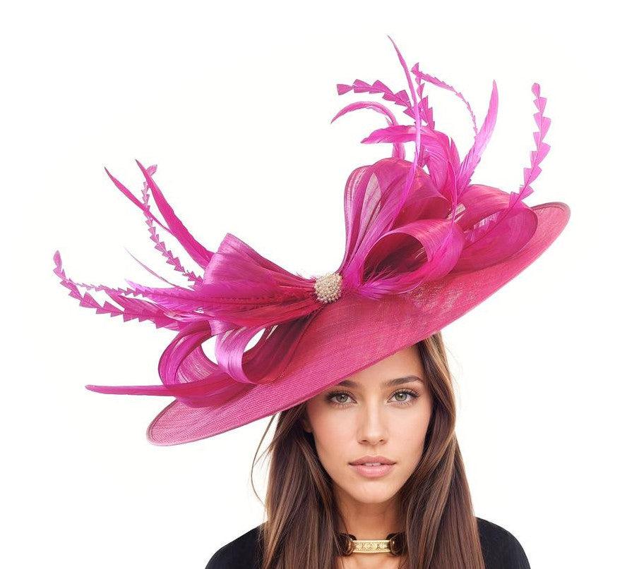 Large Ophelia Ascot Fascinator Hat